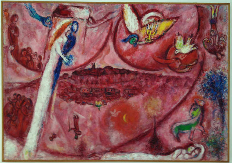 La Bien-Aimé et sa Bien-Aimée du Cantique des cantiques (Marc Chagall)