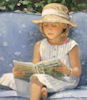 Petite fille lisant