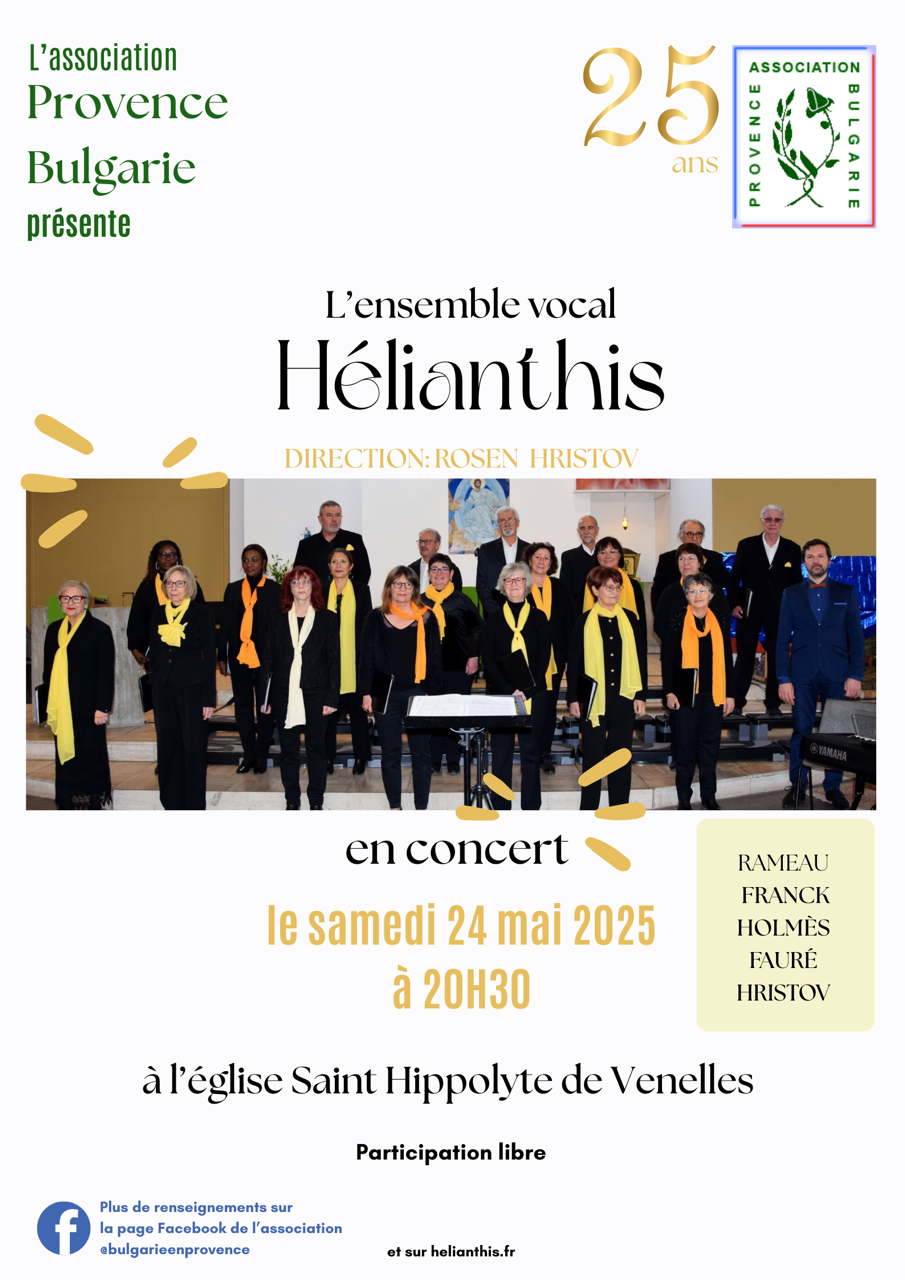 Concert Hélianthis Provence-Bulgarie