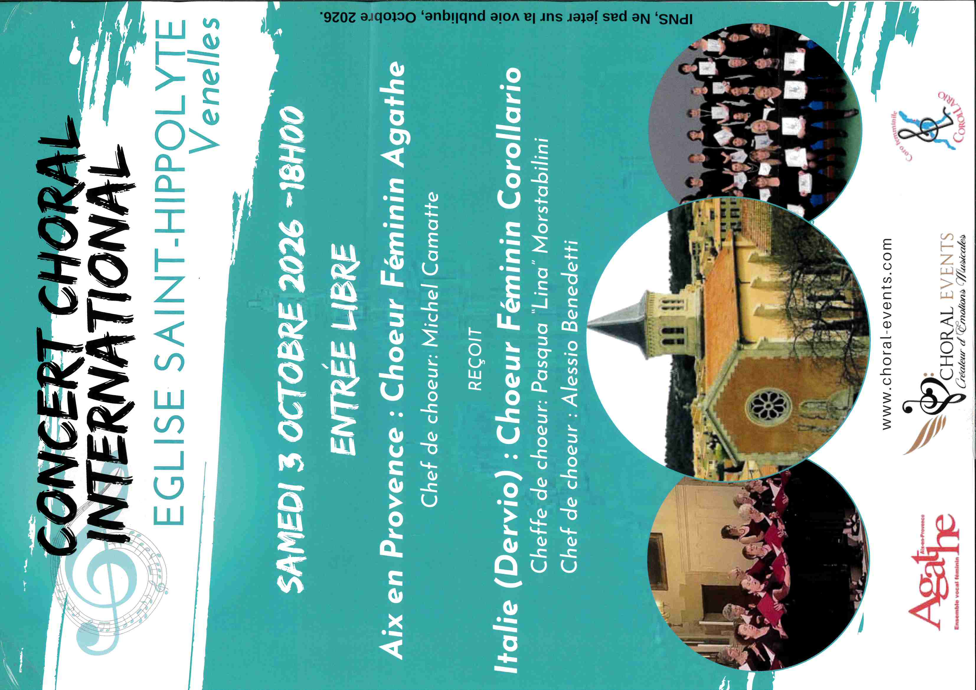 Concert choral international à Venelles