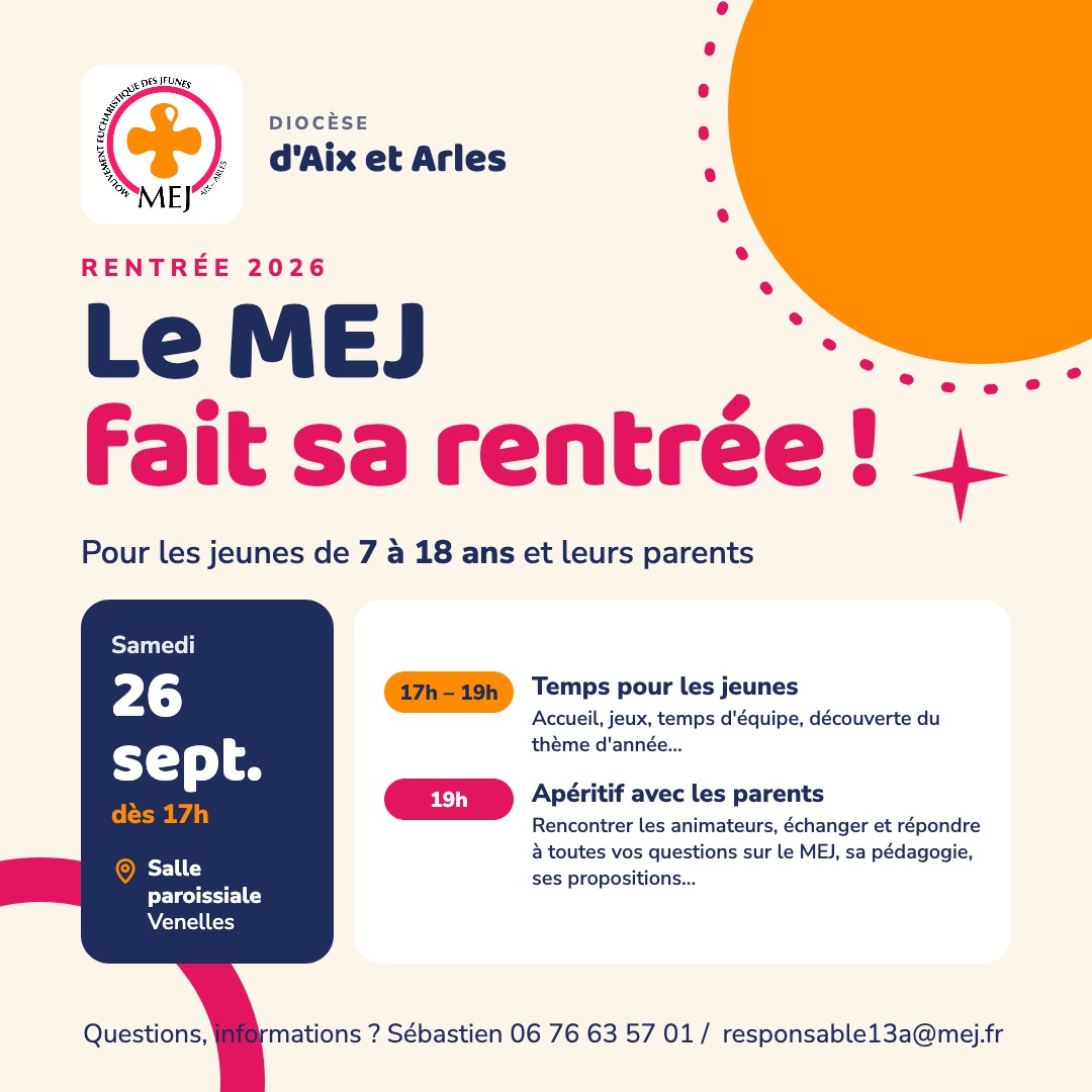 Rentrée du MEJ Aix-Arles